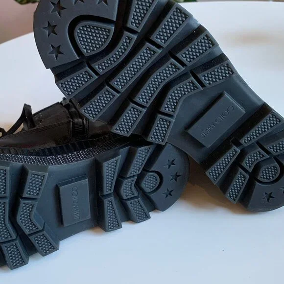 Jimmy Choo Oskar Ankle Boots In Black sz 40.5 - Picture 3 of 6